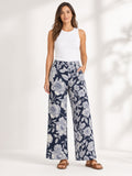 Three Dots Women’s Pull-On XL Navy Floral NWT 29.5” Inseam