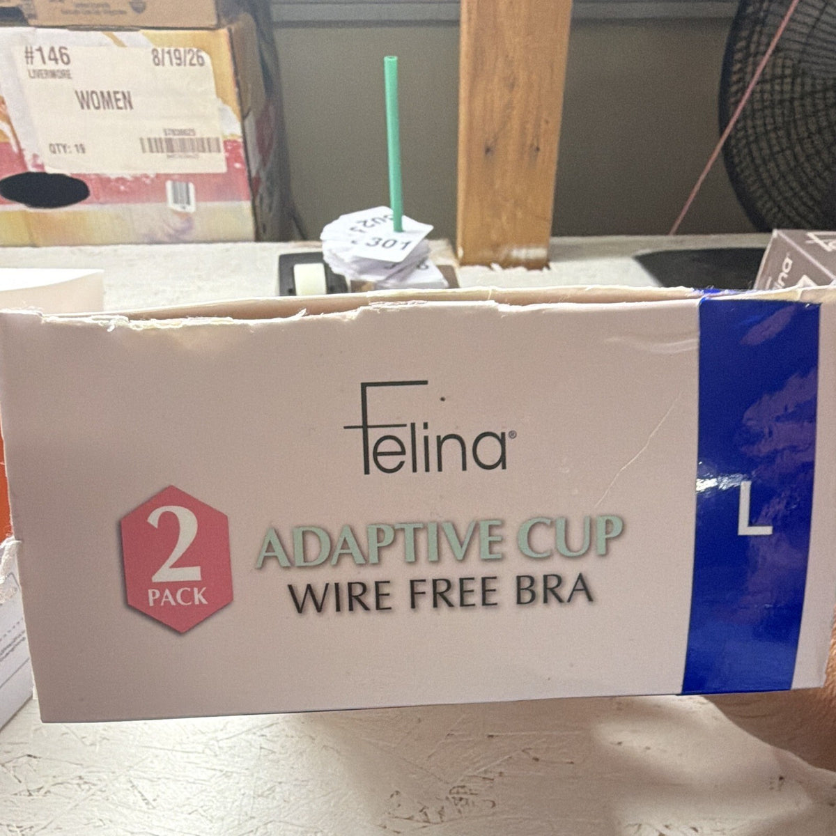 Felina Adaptive Cup Wire Free Bra Seamless Lightly Lined