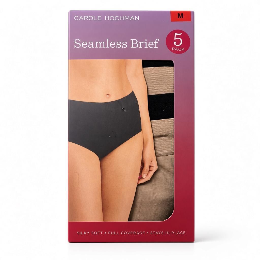 Carole Hochman Seamless Brief – 5 Pack