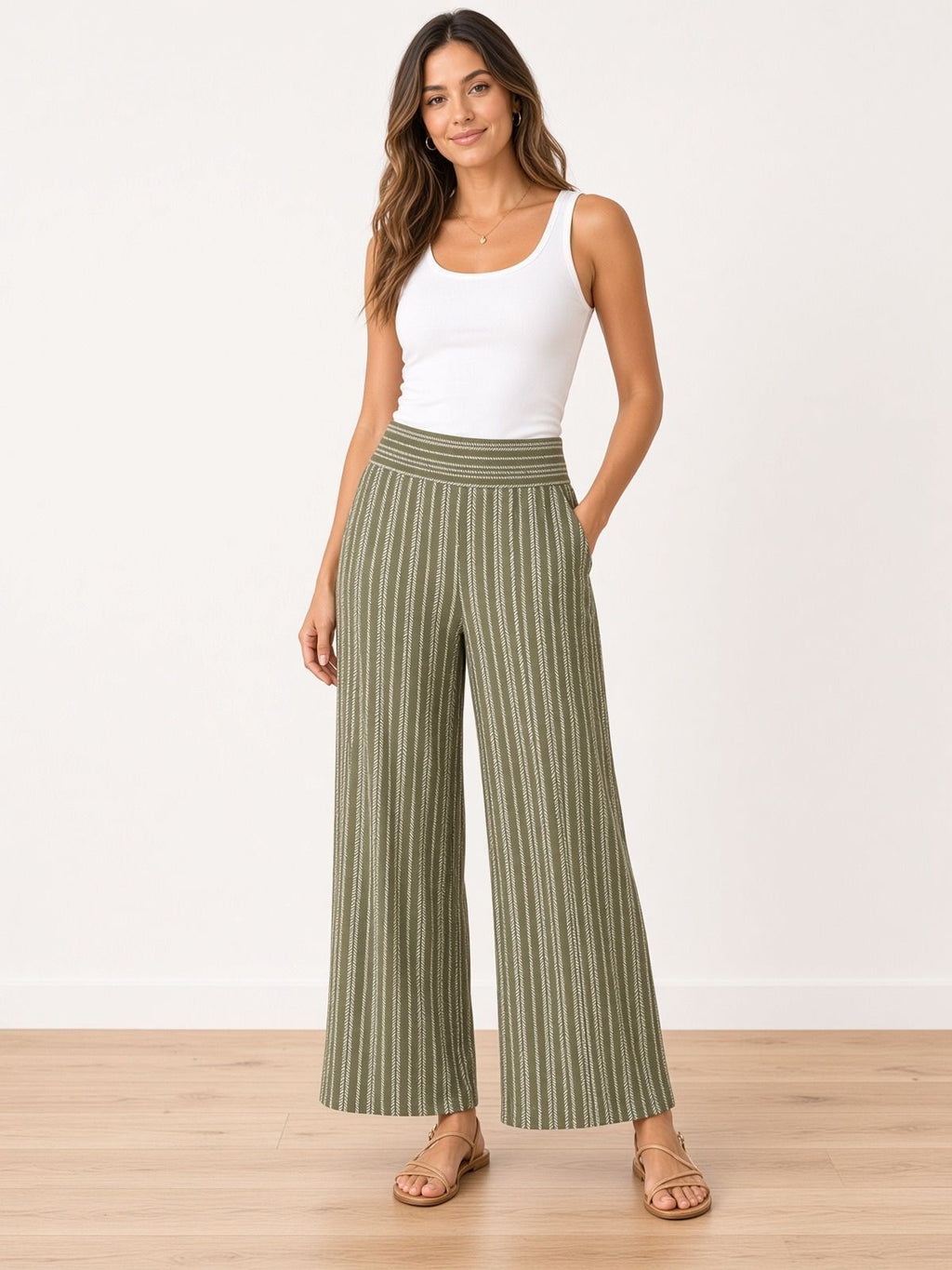Three Dots Women’s Pull-On Wide leg