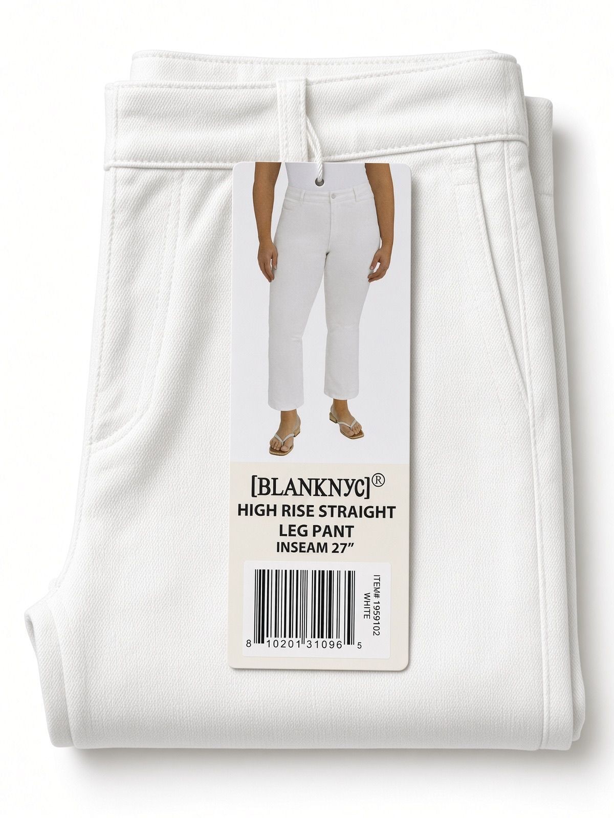 BlankNYC Women’s High Rise straight leg pants