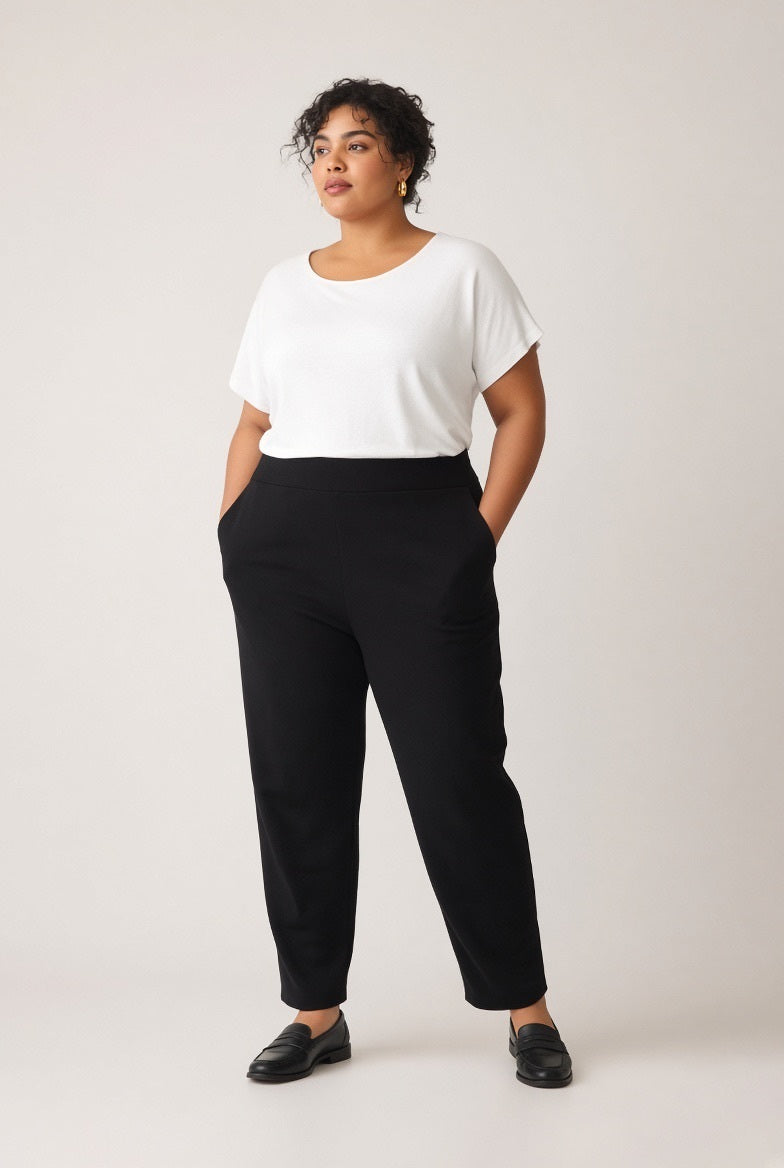 Coldwater Creek Black Gauze Pants XXL