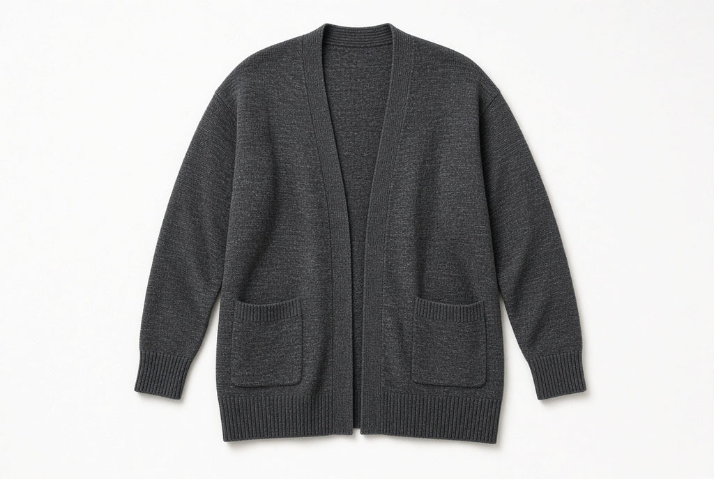 NWT Old Navy 4X Charcoal Grey Marl Open Front Cardigan