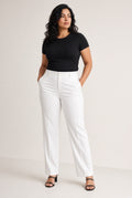 NWT BLANKNYC White High Rise Straight Leg size 10