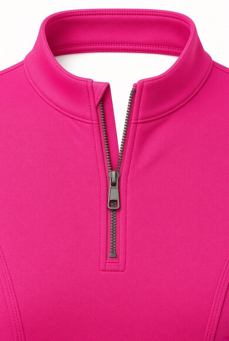 Mondetta Active Half-Zip Sleeveless Top – Women’s XL, Pink