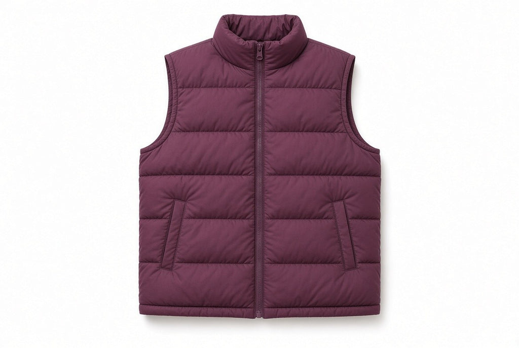 32 Degrees Heat Dark Purple Puffer Vest Size XS