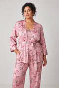 NWT Flora Nikrooz Pink Floral 3-Piece PJ Set XL