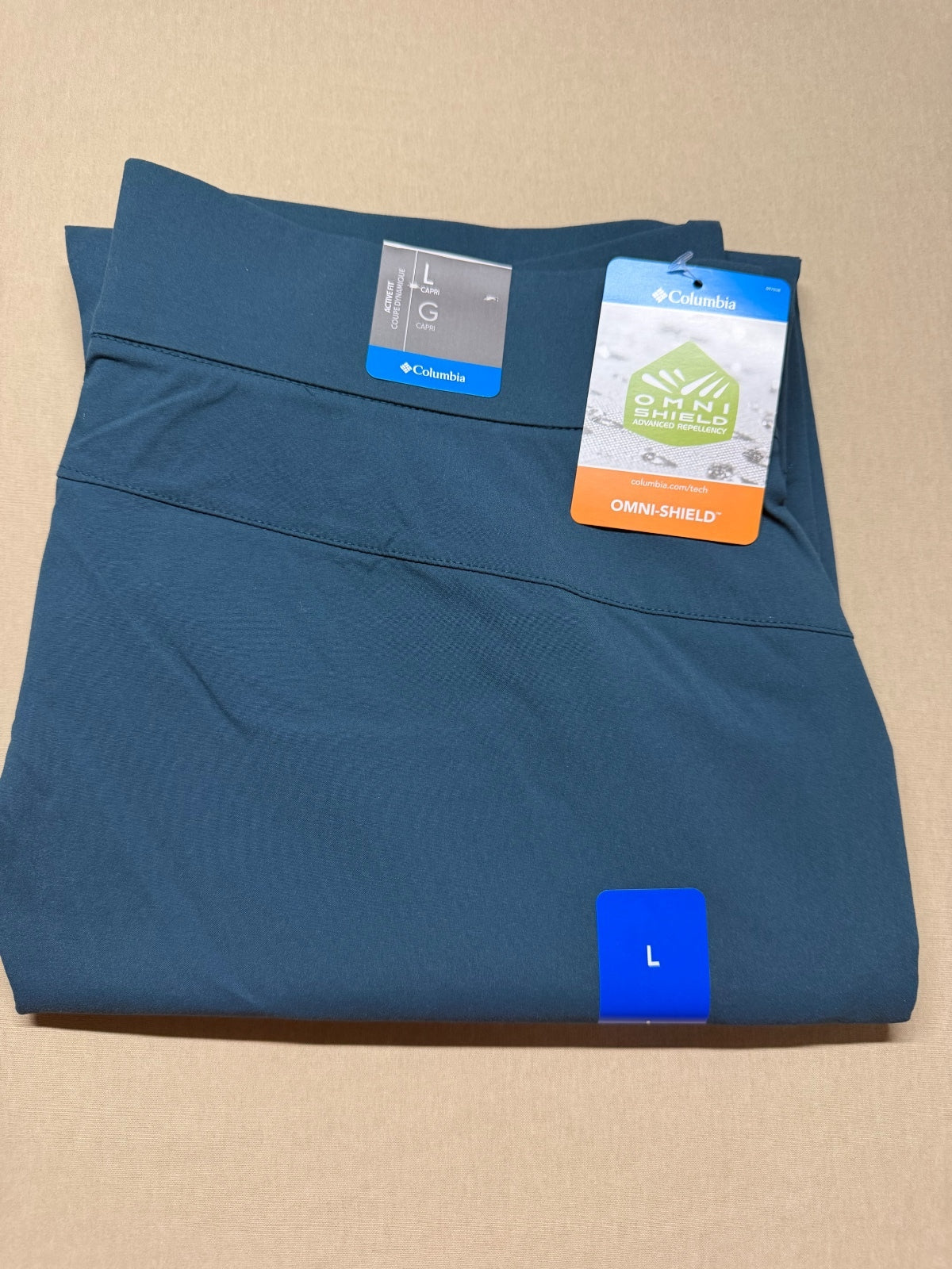 Columbia Omni-Shield Capri Pants Size L