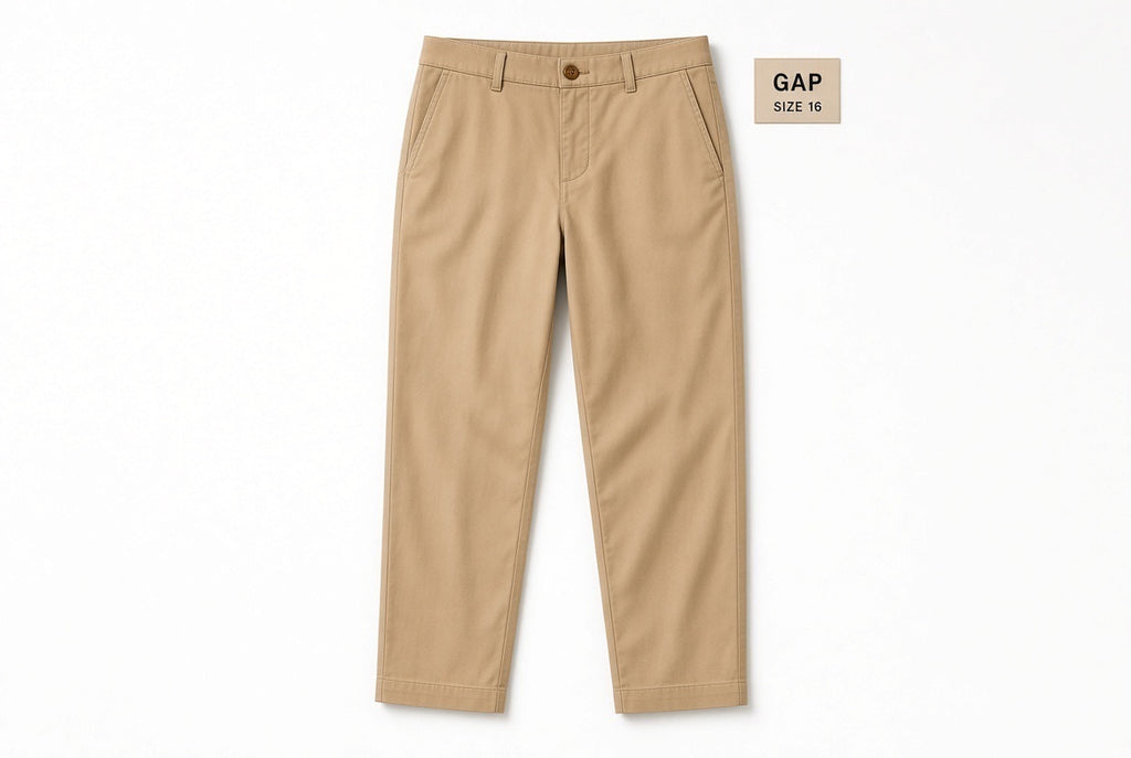 GAP Tan Ankle Trouser Pants Size 16