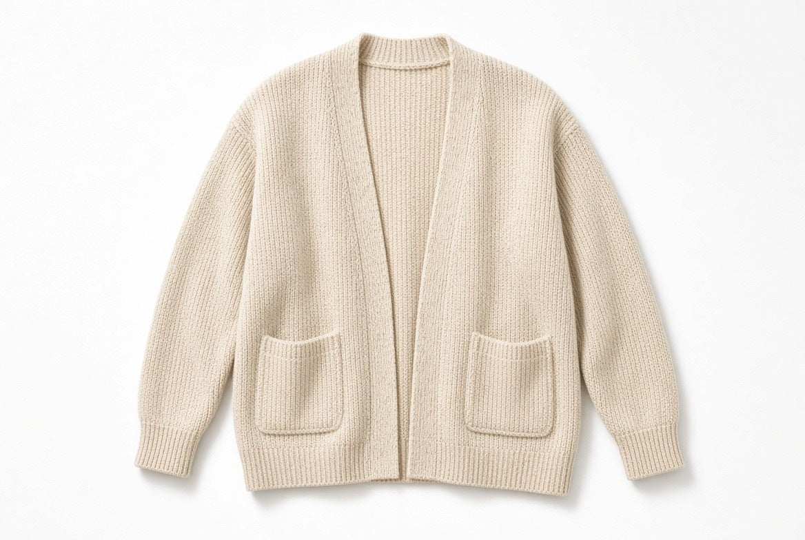 NWT Old Navy 4X Cream Oatmeal Open Front Cardigan