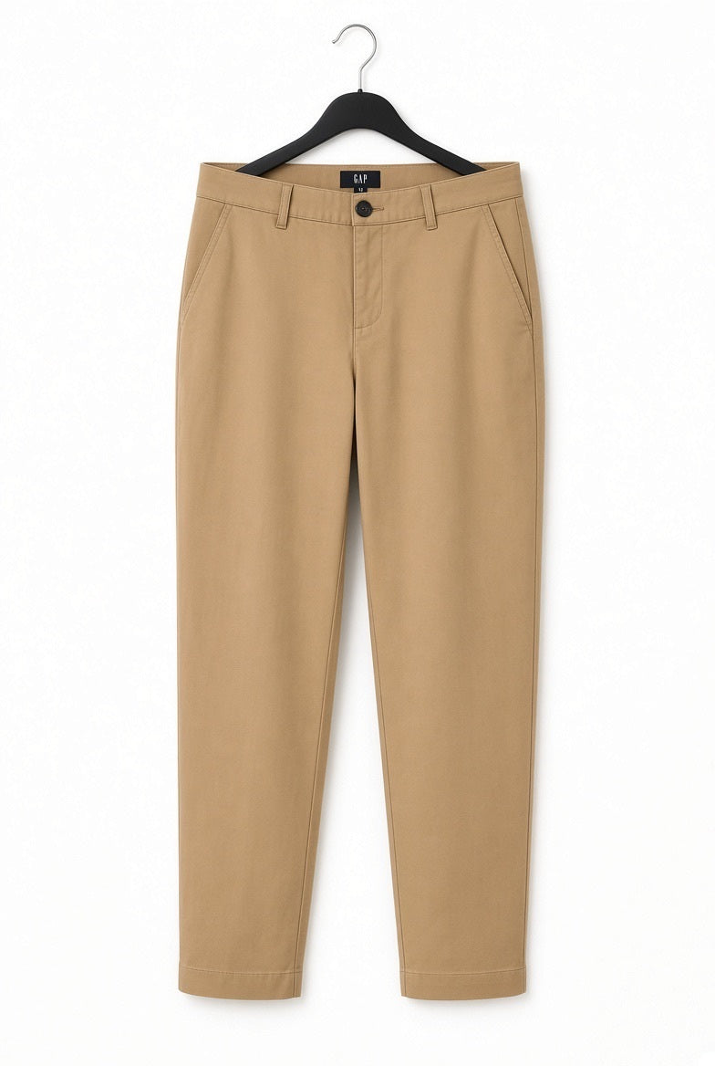 GAP Tan Ankle Trouser Pants Size 16