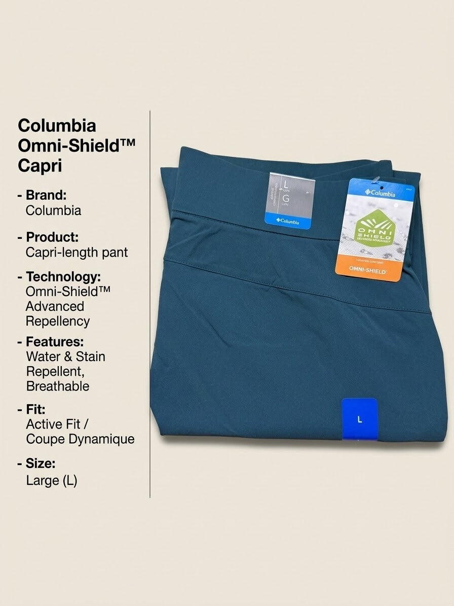 Columbia Omni-Shield Capri Pants Size L