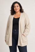 NWT Old Navy 4X Cream Oatmeal Open Front Cardigan