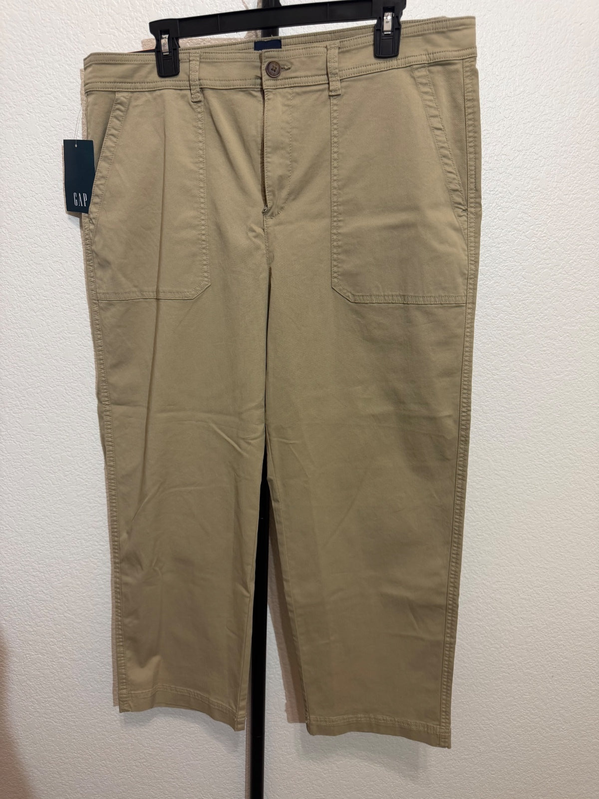 GAP Tan Ankle Trouser Pants Size 16