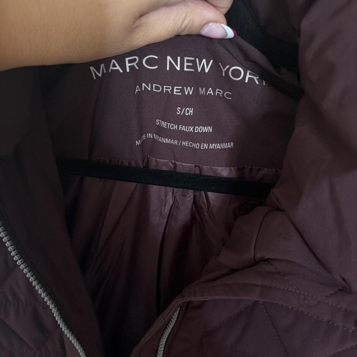 Marc New York Women's Burgundy and Purple Jacket