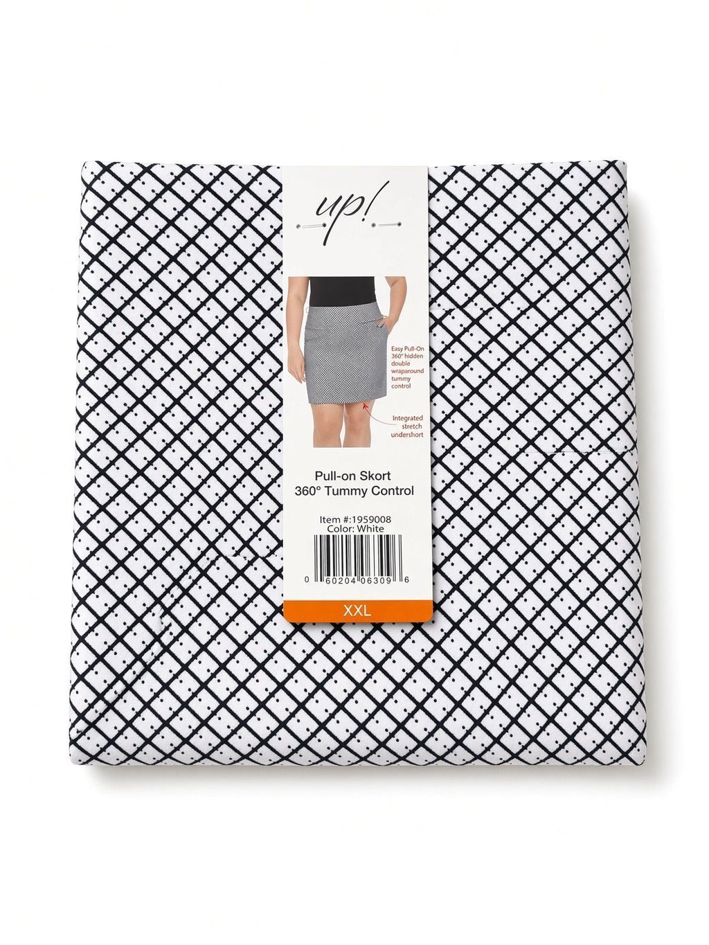 Up! Women’s Pull-On Skort XXL  Tummy Control NWT