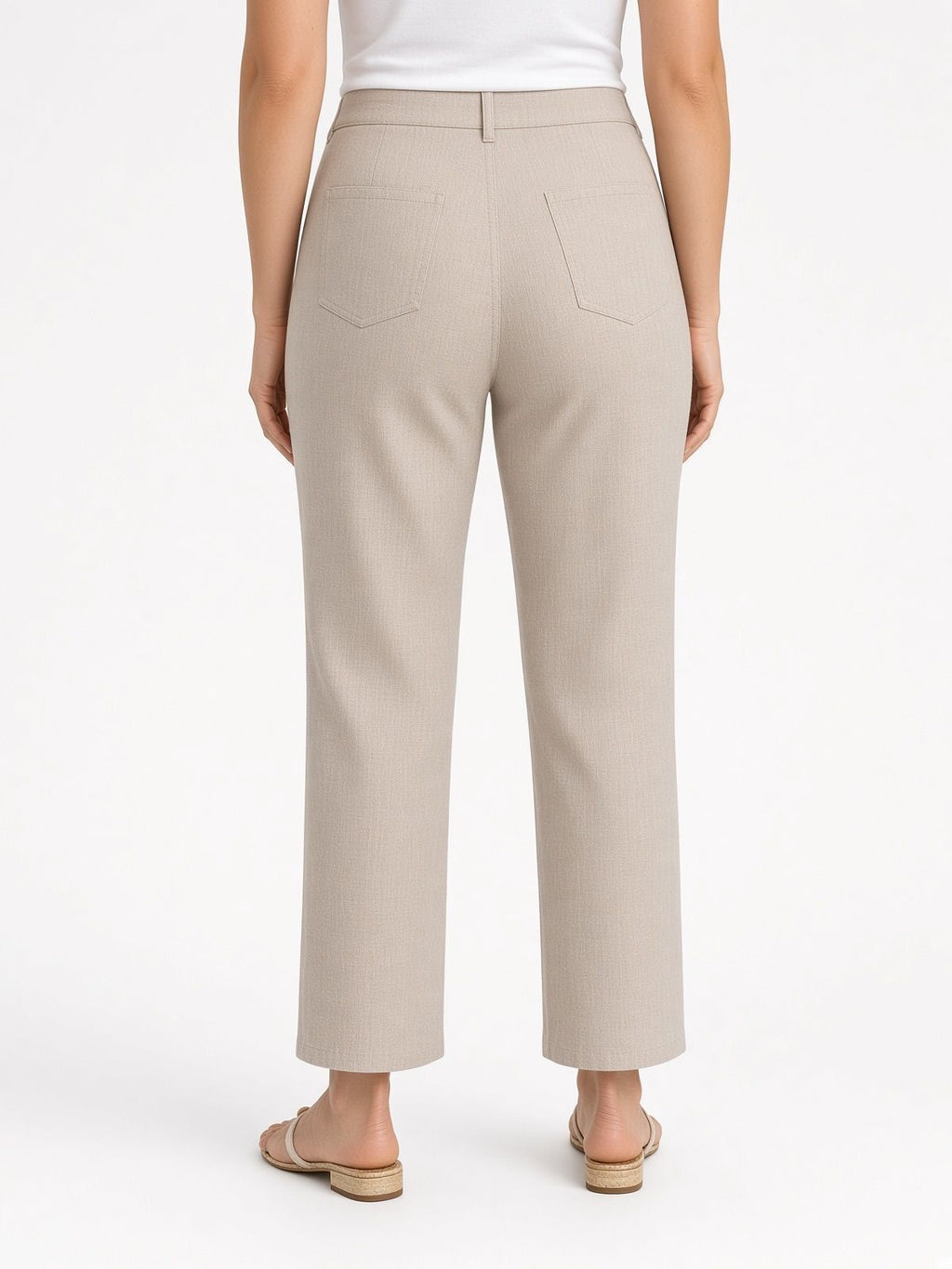 BlankNYC Women’s High Rise Straight Leg,Tan NWT 27” Inseam
