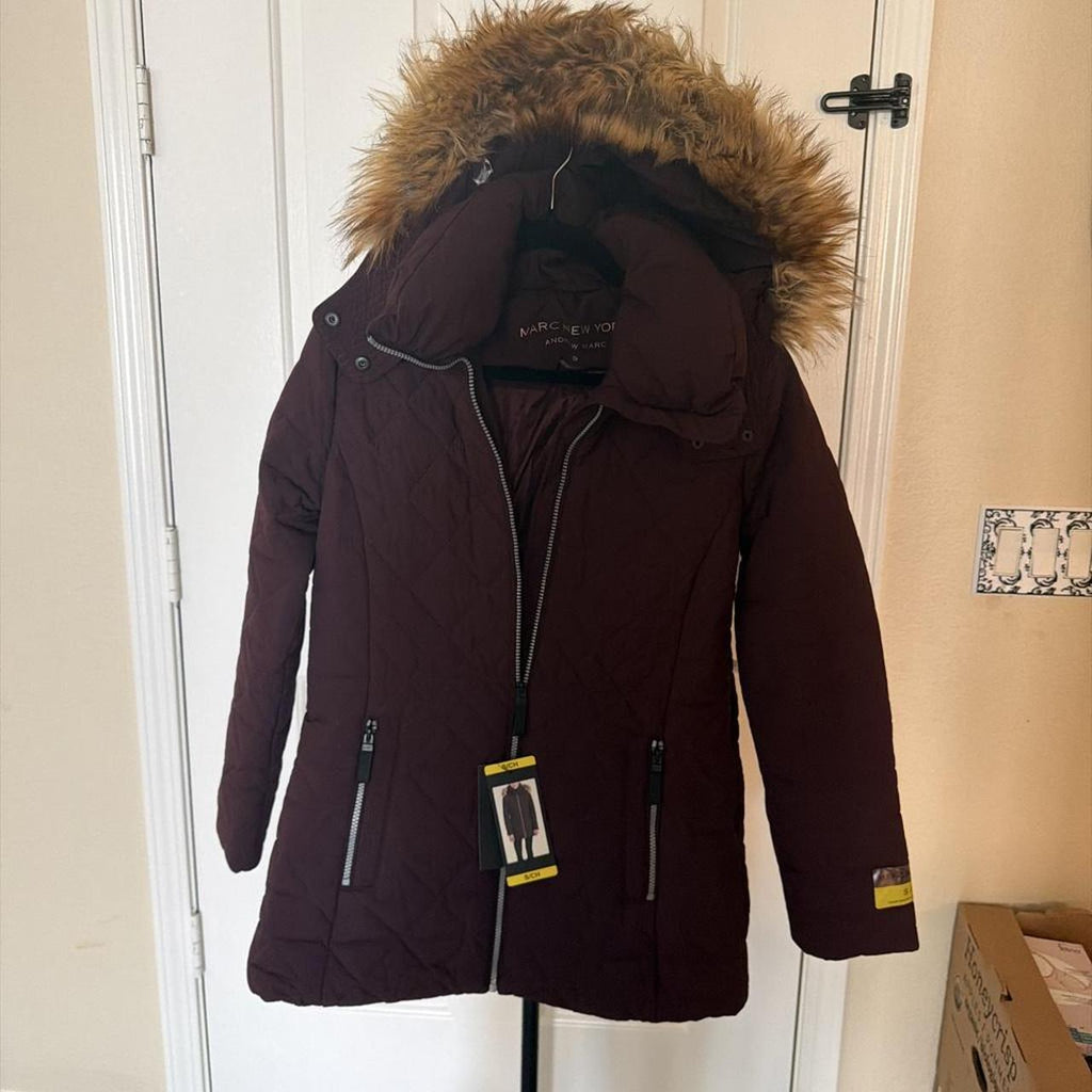 Marc New York Women's Burgundy and Purple Jacket