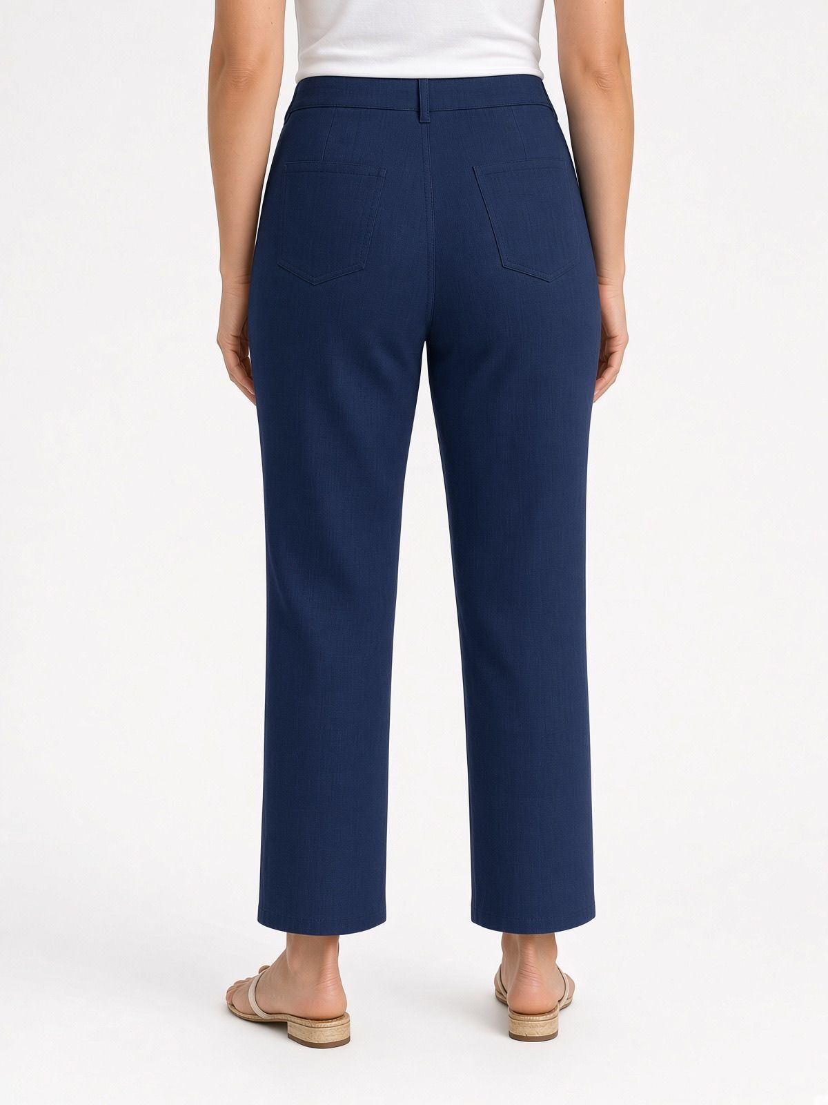 BlankNYC Women’s High Rise Straight leg Navy NWT 27” Inseam