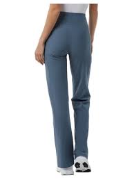 32 Degrees Cool Blue Ribbed Flare Pants Size M